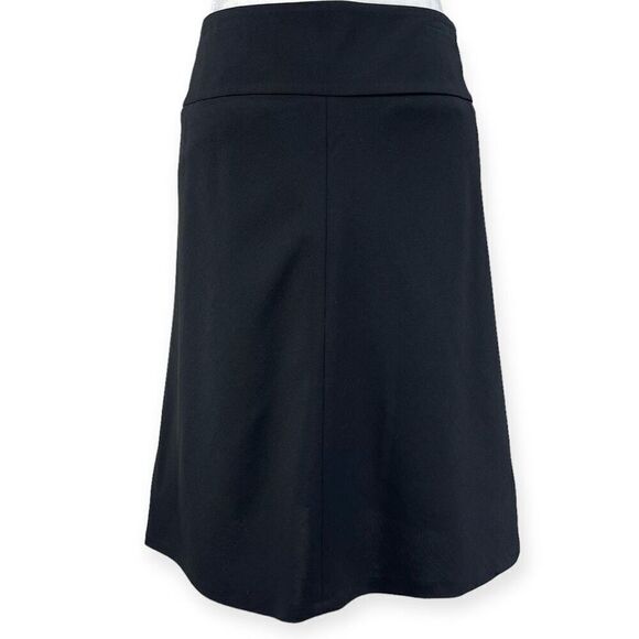Banana Republic Stretch Wool A-line Skirt (Black) - 2 - Picture 1 of 12